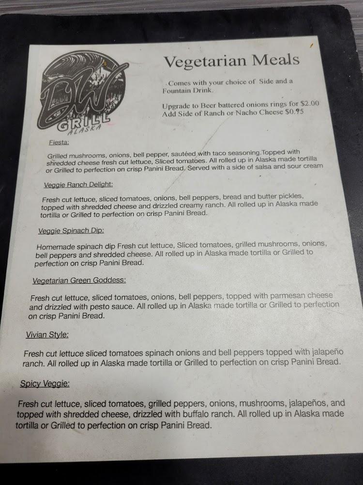 DW Grill and Catering $7.95 BK SPECIAL